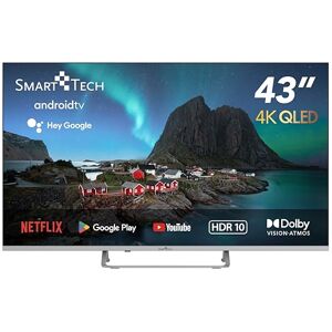 Smart Tech TV QLED 4K UHD 43' (109 cm) 43QA20V3 Smart TV Android 11.0-4xHDMI 2xUSB Dolby Vision Dolby Atmos Smart Tech TV QLED 4K UHD 43' (109 cm) 43QA20V3 Smart TV Android 11.0-4xHDMI 2xUSB Dolby Vision Dolby Atmos