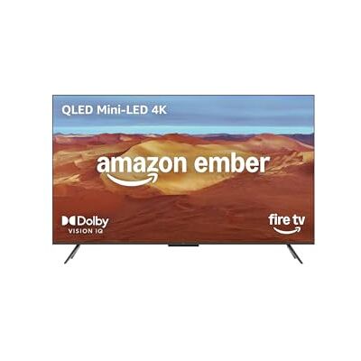 Amazon Ember Mini-LED-Serie, QLED-Smart-TV mit 55 Zoll (139 cm), 4K UHD, Dolby Vision IQ, Ambient-TV, 144-Hz-Spielmodus, Local Dimming und Sprachsteuerung mit Alexa Amazon Ember Mini-LED-Serie, QLED-Smart-TV mit 55 Zoll (139 cm), 4K UHD, Dolby Vision IQ, Ambient-TV, 144-Hz-Spielmodus, Local Dimming und Sprachsteuerung mit Alexa