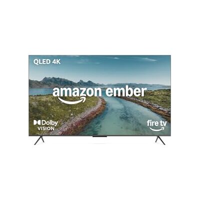 Amazon Ember QLED-Serie mit Fire TV (neueste Generation), 65-Zoll Smart TV in 4K Ultra HD, HDR10+, Dolby Vision, Dolby Audio, Quad-Core-Prozessor, Sprachsteuerung mit Alexa Amazon Ember QLED-Serie mit Fire TV (neueste Generation), 65-Zoll Smart TV in 4K Ultra HD, HDR10+, Dolby Vision, Dolby Audio, Quad-Core-Prozessor, Sprachsteuerung mit Alexa