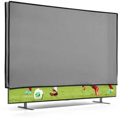 kwmobile 24" TV Abdeckung Indoor Fernseher Hülle Bildschirmschutz Abdeckung TV Bildschirm Staubschutzhülle Fernsehabdeckung Hellgrau kwmobile 24" TV Abdeckung Indoor Fernseher Hülle Bildschirmschutz Abdeckung TV Bildschirm Staubschutzhülle Fernsehabdeckung Hellgrau