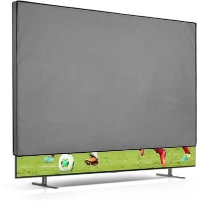 kwmobile 75" TV Abdeckung Indoor Fernseher Hülle Bildschirmschutz Abdeckung TV Bildschirm Staubschutzhülle Fernsehabdeckung Hellgrau kwmobile 75" TV Abdeckung Indoor Fernseher Hülle Bildschirmschutz Abdeckung TV Bildschirm Staubschutzhülle Fernsehabdeckung Hellgrau