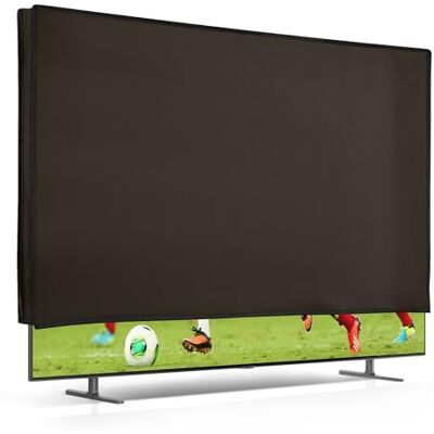 kwmobile 85" TV Abdeckung Indoor Fernseher Hülle Bildschirmschutz Abdeckung TV Bildschirm Staubschutzhülle Fernsehabdeckung Dunkelgrau kwmobile 85" TV Abdeckung Indoor Fernseher Hülle Bildschirmschutz Abdeckung TV Bildschirm Staubschutzhülle Fernsehabdeckung Dunkelgrau