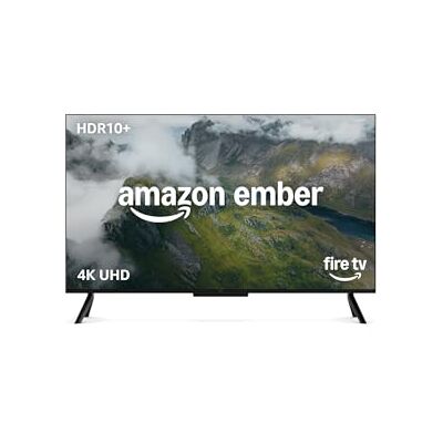 Amazon Ember 4-Serie mit Fire TV (neueste Generation), 43-Zoll-Smart-TV in 4K Ultra-HD mit Alexa-Fernbedienung, HDR10+, schnellem Prozessor, Dolby Audio, Ambient-TV und kostenlosem Live-TV Amazon Ember 4-Serie mit Fire TV (neueste Generation), 43-Zoll-Smart-TV in 4K Ultra-HD mit Alexa-Fernbedienung, HDR10+, schnellem Prozessor, Dolby Audio, Ambient-TV und kostenlosem Live-TV