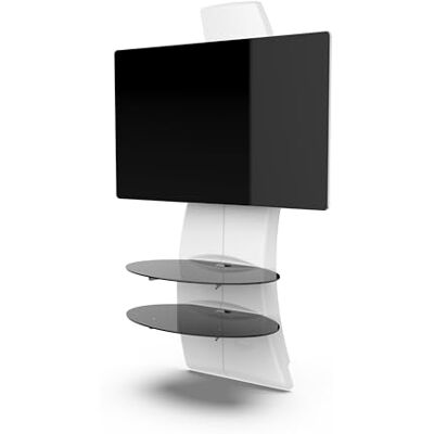 Meliconi Ghost Design 2500 Rotation Matt Weiß Design Halterung zum Aufhängen und Drehen des Fernsehers bequem und praktisch Meliconi Ghost Design 2500 Rotation Matt Weiß Design Halterung zum Aufhängen und Drehen des Fernsehers bequem und praktisch