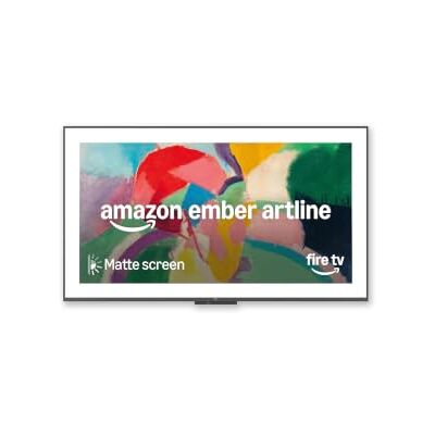 Amazon Ember Artline 55 Zoll mit Fire TV (neueste Generation), 4K Ultra HD QLED Smart TV und Kunstgalerie, individuelle Rahmen, HDR10+, Sprachsteuerung mit Alexa Ohne Rahmen Amazon Ember Artline 55 Zoll mit Fire TV (neueste Generation), 4K Ultra HD QLED Smart TV und Kunstgalerie, individuelle Rahmen, HDR10+, Sprachsteuerung mit Alexa Ohne Rahmen