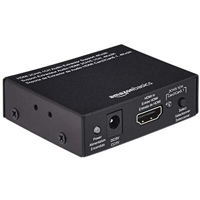 Amazon 4K-HDMI-zu-HDMI-Konverter mit Audio-Extraktor, 30 Hz, S/PDIF, Stereo-Audioausgang und Optischem Toslink-Audioausgang für Apple TV, Fire TV, Fire Stick und Blu-ray-Player, Schwarz Amazon 4K-HDMI-zu-HDMI-Konverter mit Audio-Extraktor, 30 Hz, S/PDIF, Stereo-Audioausgang und Optischem Toslink-Audioausgang für Apple TV, Fire TV, Fire Stick und Blu-ray-Player, Schwarz