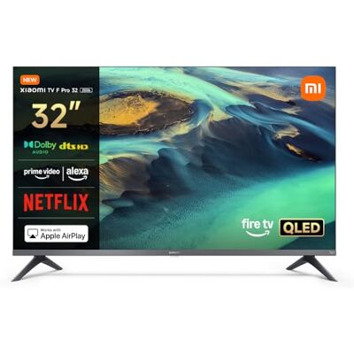 Xiaomi TV F Pro 32 32" QLED Smart TV Fire OS7 Triple Tuner DVB-C/S/S2/T/T2 Xiaomi TV F Pro 32 32" QLED Smart TV Fire OS7 Triple Tuner DVB-C/S/S2/T/T2