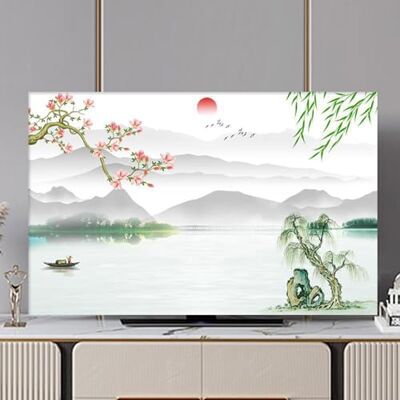 LONEU TV Abdeckung Staubschutzhülle, Chinesischer Stil Hülle Bezug für Fernsehen Schutzhülle Universal Fernseher Hülle Elastisch Staubschutz für 32-86 Zoll TV/PC-Bildschirme(Color:color13,Size:55in) LONEU TV Abdeckung Staubschutzhülle, Chinesischer Stil Hülle Bezug für Fernsehen Schutzhülle Universal Fernseher Hülle Elastisch Staubschutz für 32-86 Zoll TV/PC-Bildschirme(Color:color13,Size:55in)