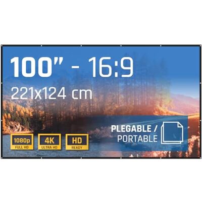 iggual Eco-cost 100´´ 16:9 Projection Screen One Size iggual Eco-cost 100´´ 16:9 Projection Screen One Size