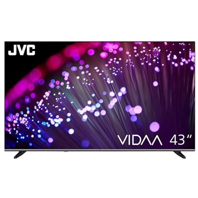 JVC Fernseher 43 Zoll Smart TV VIDAA LT-43VD3555 4K Fernseher UHD, HDR TV mit Dolby Vision und integriertem Triple-Tuner, LED TV schwarz JVC Fernseher 43 Zoll Smart TV VIDAA LT-43VD3555 4K Fernseher UHD, HDR TV mit Dolby Vision und integriertem Triple-Tuner, LED TV schwarz