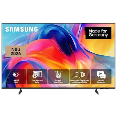 Samsung Mini LED M70H 4K 55 Zoll (138 cm), UHD Fernseher, Mini LED HDR für beeindruckende Details, Motion Xcelerator 144Hz, Dynamik Sound Pack, AI Companion für Fragen, kostenlos 900 Sender, Smart TV Samsung Mini LED M70H 4K 55 Zoll (138 cm), UHD Fernseher, Mini LED HDR für beeindruckende Details, Motion Xcelerator 144Hz, Dynamik Sound Pack, AI Companion für Fragen, kostenlos 900 Sender, Smart TV