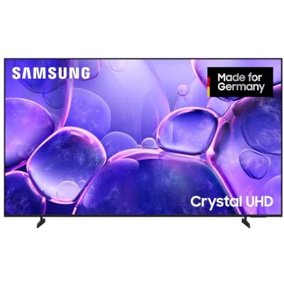 Samsung Crystal UHD U8079F 4K 75 Zoll (189 cm) LED Fernseher, Optimiert für Fussball und Gaming, Crystal Prozessor 4K, SmartThings, AI Upscaling, Knox Security, Kostenlose Inhalte, Smart TV Samsung Crystal UHD U8079F 4K 75 Zoll (189 cm) LED Fernseher, Optimiert für Fussball und Gaming, Crystal Prozessor 4K, SmartThings, AI Upscaling, Knox Security, Kostenlose Inhalte, Smart TV