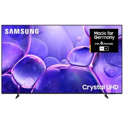 Samsung Crystal UHD U8079F 4K 65 Zoll (163 cm) LED Fernseher, Crystal Prozessor 4K, MetalStream Design, SmartThings, AI Upscaling, Gaming Hub, Knox Security, Kostenlose Inhalte, Smart TV Samsung Crystal UHD U8079F 4K 65 Zoll (163 cm) LED Fernseher, Crystal Prozessor 4K, MetalStream Design, SmartThings, AI Upscaling, Gaming Hub, Knox Security, Kostenlose Inhalte, Smart TV