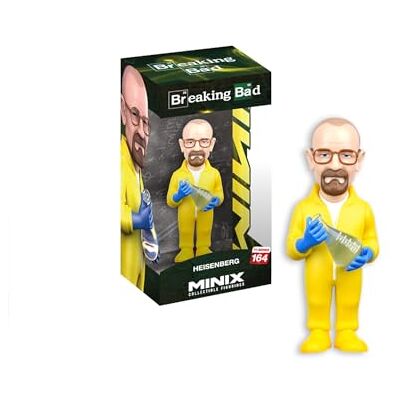 MINIX Bandai Sammelfigur, 12 cm, Breaking Bad, Walter White Heinserberg, Sammlerstücke für Ausstellung, Geschenkidee, Spielzeug für Kinder und Erwachsene, TV-Fans (MN18901) MINIX Bandai Sammelfigur, 12 cm, Breaking Bad, Walter White Heinserberg, Sammlerstücke für Ausstellung, Geschenkidee, Spielzeug für Kinder und Erwachsene, TV-Fans (MN18901)