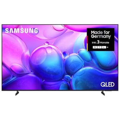 Samsung QLED 4K Q6FA 75 Zoll (189 cm) UHD Fernseher, 100% Farbvolumen für satte Farben, Quantum HDR, 4K Upscaling, Knox Security, Kostenlos 900 Sender TV Plus, Vision AI Smart TV Samsung QLED 4K Q6FA 75 Zoll (189 cm) UHD Fernseher, 100% Farbvolumen für satte Farben, Quantum HDR, 4K Upscaling, Knox Security, Kostenlos 900 Sender TV Plus, Vision AI Smart TV