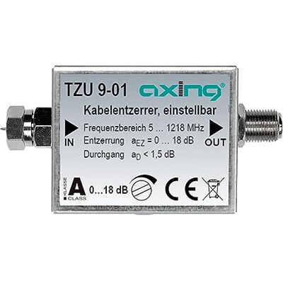 Axing TZU 9-01 Kabelentzerrer 5-1218 MHz Axing TZU 9-01 Kabelentzerrer 5-1218 MHz