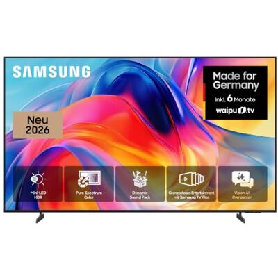 Samsung Mini LED M70H 4K 75 Zoll (189 cm), UHD Fernseher, Smart TV Mini LED HDR, beeindruckende Details, Motion Xcelerator 144Hz, Dynamik Sound Pack, AI Companion, kostenlos 900 Sender Samsung Mini LED M70H 4K 75 Zoll (189 cm), UHD Fernseher, Smart TV Mini LED HDR, beeindruckende Details, Motion Xcelerator 144Hz, Dynamik Sound Pack, AI Companion, kostenlos 900 Sender