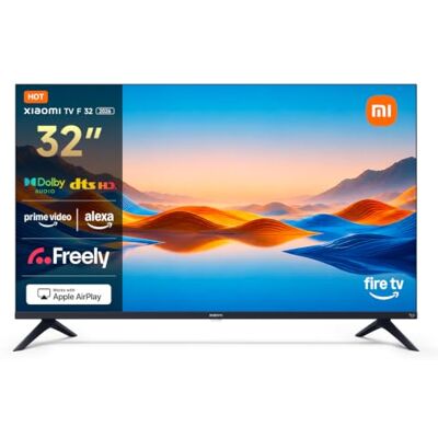 Xiaomi TV F 32 2026, 32 Zoll (81 cm), HD, Smart TV, Fire OS14, Dolby Audio™ Triple Tuner DVB-C/S/S2/T/T2 Dolby Audio™, DTS Virtual:X, DTS-HD, Sprachsteuerung mit Alexa, Kompatibel mit Apple AirPlay Xiaomi TV F 32 2026, 32 Zoll (81 cm), HD, Smart TV, Fire OS14, Dolby Audio™ Triple Tuner DVB-C/S/S2/T/T2 Dolby Audio™, DTS Virtual:X, DTS-HD, Sprachsteuerung mit Alexa, Kompatibel mit Apple AirPlay