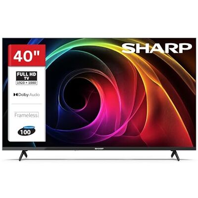 Sharp 40HA1705E Fernseher 40 Zoll (101 cm) LED TV mit Full HD Auflösung Dolby Audio Hotelmodus 3x HDMI 2x USB USB-Mediaplayer integrierter Triple-Tuner DVB-C/-S2/-T2 Modelljahr 2026 Sharp 40HA1705E Fernseher 40 Zoll (101 cm) LED TV mit Full HD Auflösung Dolby Audio Hotelmodus 3x HDMI 2x USB USB-Mediaplayer integrierter Triple-Tuner DVB-C/-S2/-T2 Modelljahr 2026