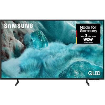 Samsung QLED Q7F2 4K 55 Zoll (138 cm) UHD Fernseher, Q4 AI Prozessor, Quantum Dot für Reale Farben, 4K Upscaling, Knox Security, Gaming Hub, Kostenlose Inhalte, Vision AI Smart TV Samsung QLED Q7F2 4K 55 Zoll (138 cm) UHD Fernseher, Q4 AI Prozessor, Quantum Dot für Reale Farben, 4K Upscaling, Knox Security, Gaming Hub, Kostenlose Inhalte, Vision AI Smart TV