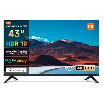 Xiaomi TV F 43, 43 Zoll, 4K UHD, Smart TV, Fire OS8, HDR10, MEMC, 2GB+32GB Xiaomi TV F 43, 43 Zoll, 4K UHD, Smart TV, Fire OS8, HDR10, MEMC, 2GB+32GB