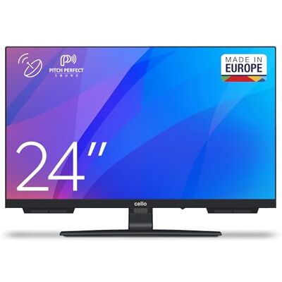 Cello C2424SH 24 Zoll LED-Fernseher, Nicht smart, Triple-Tuner DVB-C/S2/T2, USB-Aufnahme, HDMI, Pitch Perfect Sound, 230 V, für kleine Räume Cello C2424SH 24 Zoll LED-Fernseher, Nicht smart, Triple-Tuner DVB-C/S2/T2, USB-Aufnahme, HDMI, Pitch Perfect Sound, 230 V, für kleine Räume