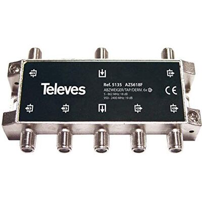 Televes 5135 – Innen 60 mit Anschluss F 18dB Ladedruck Ta Televes 5135 – Innen 60 mit Anschluss F 18dB Ladedruck Ta