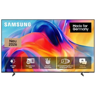 Samsung Mini LED M70H 4K 65 Zoll (163 cm), UHD Fernseher, Mini LED HDR für beeindruckende Details, Motion Xcelerator 144Hz, Dynamik Sound Pack, AI Companion für Fragen, kostenlos 900 Sender, Smart TV Samsung Mini LED M70H 4K 65 Zoll (163 cm), UHD Fernseher, Mini LED HDR für beeindruckende Details, Motion Xcelerator 144Hz, Dynamik Sound Pack, AI Companion für Fragen, kostenlos 900 Sender, Smart TV
