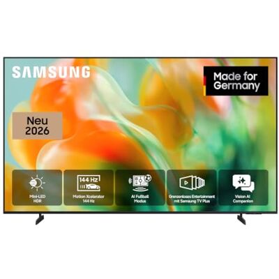 Samsung Mini LED M80H 4K 55 Zoll (138 cm), UHD Fernseher, Mini LED HDR für beeindruckende Details, Motion Xcelerator 144Hz, AI Fußballmodus, Dynamik Sound Pack, AI Companion für deine Fragen, Smart TV Samsung Mini LED M80H 4K 55 Zoll (138 cm), UHD Fernseher, Mini LED HDR für beeindruckende Details, Motion Xcelerator 144Hz, AI Fußballmodus, Dynamik Sound Pack, AI Companion für deine Fragen, Smart TV