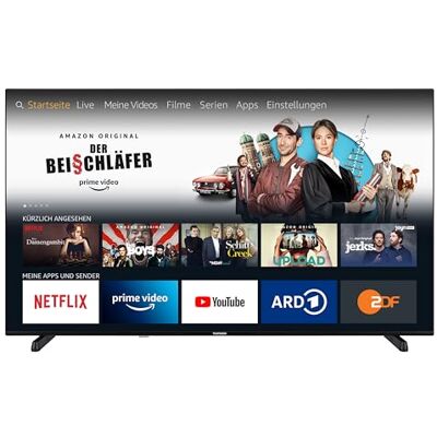 TELEFUNKEN 65 Zoll Fernseher Fire TV (4K UHD Smart TV, HDR Dolby Vision, Dolby Atmos, Triple-Tuner) XU65FO754S TELEFUNKEN 65 Zoll Fernseher Fire TV (4K UHD Smart TV, HDR Dolby Vision, Dolby Atmos, Triple-Tuner) XU65FO754S