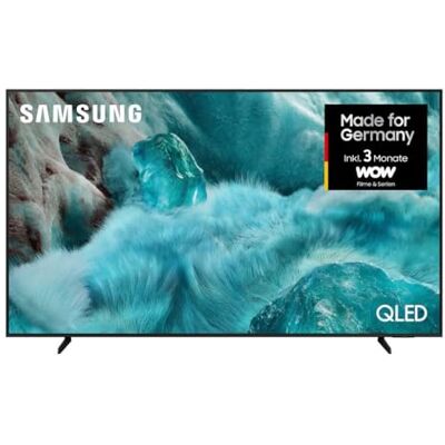 Samsung QLED Q7F2 4K 65 Zoll (163 cm) UHD, Q4 AI Prozessor, Quantum Dot, Upscaling, Knox Security, Gaming Hub, Smart TV, 2025 Samsung QLED Q7F2 4K 65 Zoll (163 cm) UHD, Q4 AI Prozessor, Quantum Dot, Upscaling, Knox Security, Gaming Hub, Smart TV, 2025