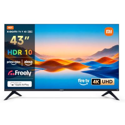 Xiaomi TV 43 Zoll 2026, 4K UHD, Smart TV, Fire OS8, HDR10, L43MB-FAVEU MEMC,Triple Tuner DVB-C/S/S2/T/T2,HDR10, MEMC,Sprachsteuerung mit Alexa, Kompatibel mit Apple AirPlay Xiaomi TV 43 Zoll 2026, 4K UHD, Smart TV, Fire OS8, HDR10, L43MB-FAVEU MEMC,Triple Tuner DVB-C/S/S2/T/T2,HDR10, MEMC,Sprachsteuerung mit Alexa, Kompatibel mit Apple AirPlay