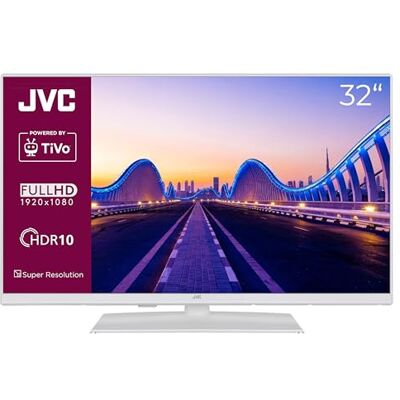 JVC Fernseher 32 Zoll Smart TV powered by TiVo (Full HD, HDR, Triple-Tuner, 6 Monate HD+ inkl.) LT-32VF5355W JVC Fernseher 32 Zoll Smart TV powered by TiVo (Full HD, HDR, Triple-Tuner, 6 Monate HD+ inkl.) LT-32VF5355W