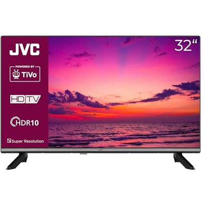 JVC Fernseher 32 Zoll Smart TV Powered by TiVo HD-Ready Fernseher, HDR TV mit Triple-Tuner, LED TV LT-32VH7555 JVC Fernseher 32 Zoll Smart TV Powered by TiVo HD-Ready Fernseher, HDR TV mit Triple-Tuner, LED TV LT-32VH7555