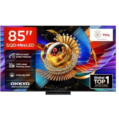 TCL 85Q7D Pro SQD-Mini LED 85 Zoll Fernseher, 4K Smart TV, Google TV TCL 85Q7D Pro SQD-Mini LED 85 Zoll Fernseher, 4K Smart TV, Google TV