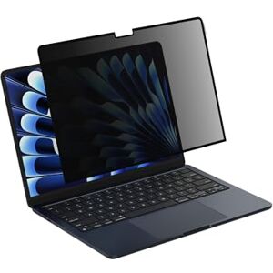 Belkin ScreenForce TruePrivacy Bildschirmschutz für MacBook Air 13" M2, entspiegelte Blickschutzfolie, Härtegrad 2H, mit haftendem Silikonrand, leicht anzubringen und zu entfernen, wiederverwendbar Belkin ScreenForce TruePrivacy Bildschirmschutz für MacBook Air 13" M2, entspiegelte Blickschutzfolie, Härtegrad 2H, mit haftendem Silikonrand, leicht anzubringen und zu entfernen, wiederverwendbar