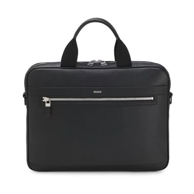 HUGO MEN'S HUKE_DOC CASE 10266594 01 Briefcase, Black, ONESI HUGO MEN'S HUKE_DOC CASE 10266594 01 Briefcase, Black, ONESI