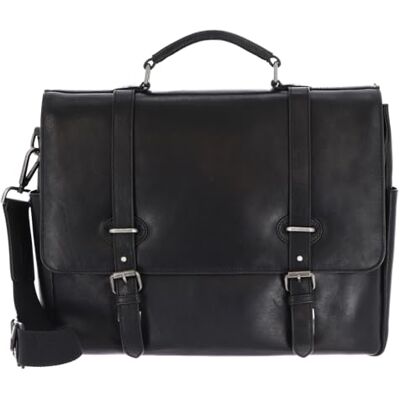 Leonhard Heyden Leder Aktentasche Businesstasche mit Laptopfach Roma Aktenmappe 2 Fächer 5372 Schwarz Leonhard Heyden Leder Aktentasche Businesstasche mit Laptopfach Roma Aktenmappe 2 Fächer 5372 Schwarz