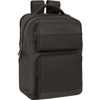 safta Laptop-Rucksack mit Klappe für 33,8 cm (13,3 Zoll) Business-Laptop-Rucksack mit Klappe, Executive-Design, USB-Anschluss, gepolstertem Fach und minimalistischem Stil safta Laptop-Rucksack mit Klappe für 33,8 cm (13,3 Zoll) Business-Laptop-Rucksack mit Klappe, Executive-Design, USB-Anschluss, gepolstertem Fach und minimalistischem Stil