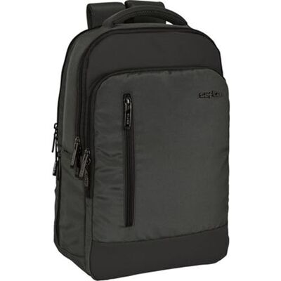 safta Laptop-Rucksack mit Klappe für 33,8 cm (13,3 Zoll) Business-Laptop-Rucksack mit Klappe, Executive-Design, USB-Anschluss, gepolstertem Fach und minimalistischem Stil safta Laptop-Rucksack mit Klappe für 33,8 cm (13,3 Zoll) Business-Laptop-Rucksack mit Klappe, Executive-Design, USB-Anschluss, gepolstertem Fach und minimalistischem Stil