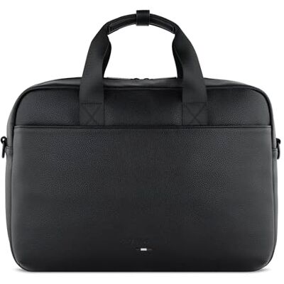 Bugatti Rico Aktentasche, elegante Business-Tasche mit Laptopfach 15" in schwarz Bugatti Rico Aktentasche, elegante Business-Tasche mit Laptopfach 15" in schwarz