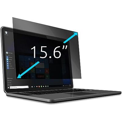 Kensington Blickschutzfilter für 15,6" Notebooks (16:10), Abnehmbarer 2-Wege-Sichtschutz, Anti-Spy-Bildschirmfolie mit Antireflexbeschichtung & Blaulichtreduzierung, transparent, 628968 Kensington Blickschutzfilter für 15,6" Notebooks (16:10), Abnehmbarer 2-Wege-Sichtschutz, Anti-Spy-Bildschirmfolie mit Antireflexbeschichtung & Blaulichtreduzierung, transparent, 628968