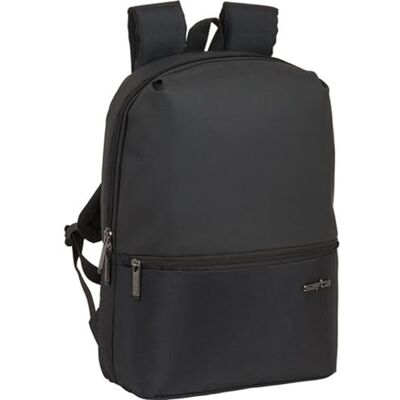 safta Laptop-Rucksack 33,8 cm (13,3 Zoll), Business-Design, tragbar, USB-Port und gepolstertes Fach, leicht und funktional safta Laptop-Rucksack 33,8 cm (13,3 Zoll), Business-Design, tragbar, USB-Port und gepolstertes Fach, leicht und funktional