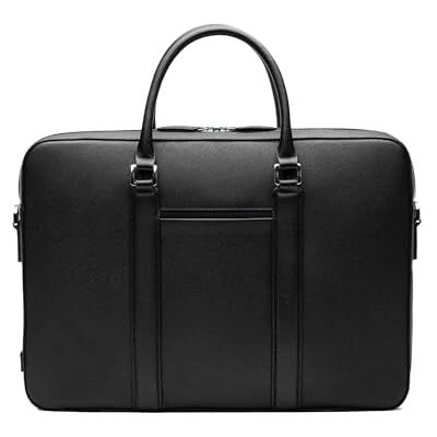 Maverick & Co. Manhattan Saffiano Leder-Aktentasche Wasserabweisend Schwarz Wasserabweisende Saffiano-Leder Aktentasche für Herren, ultraleichtes 1,2 kg Design mit 8 L Volumen und 16" Laptopfach Maverick & Co. Manhattan Saffiano Leder-Aktentasche Wasserabweisend Schwarz Wasserabweisende Saffiano-Leder Aktentasche für Herren, ultraleichtes 1,2 kg Design mit 8 L Volumen und 16" Laptopfach