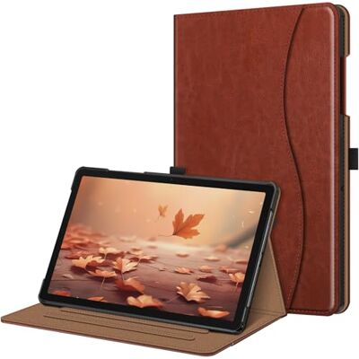 FINTIE Schutzhülle für Samsung Galaxy Tab A9 Plus/A9+ 5G 11 Zoll 2023 Modell (SM-X210/X216/X218), Multi-Angle Viewing Smart Stand Back Cover mit Tasche Auto Wake/Sleep, Braun FINTIE Schutzhülle für Samsung Galaxy Tab A9 Plus/A9+ 5G 11 Zoll 2023 Modell (SM-X210/X216/X218), Multi-Angle Viewing Smart Stand Back Cover mit Tasche Auto Wake/Sleep, Braun