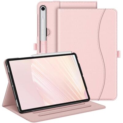FINTIE Hülle für Samsung Galaxy Tab S9 FE 5G 10.9 Zoll/Galaxy Tab S9 11 Zoll 2023, Multi-Angle Viewing Schutzhülle mit Tasche, Auto Sleep/Wake, Roségold FINTIE Hülle für Samsung Galaxy Tab S9 FE 5G 10.9 Zoll/Galaxy Tab S9 11 Zoll 2023, Multi-Angle Viewing Schutzhülle mit Tasche, Auto Sleep/Wake, Roségold