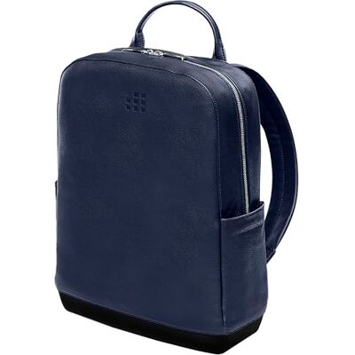 Moleskine Rucksack Classic Kollektion aus Leder, Laptoprucksack Kompatibel mit Tablet, Notebook, iPad bis zu 15", 32 x 42 x 11 cm, Saphirblau Moleskine Rucksack Classic Kollektion aus Leder, Laptoprucksack Kompatibel mit Tablet, Notebook, iPad bis zu 15", 32 x 42 x 11 cm, Saphirblau