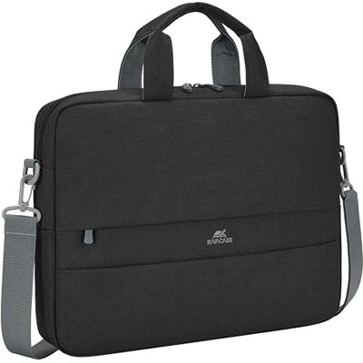 Rivacase hochwertige Laptoptasche für Notebooks von 14 bis 15,6 Zoll gepolstert, wasserabweisende Schultertasche mit Diebstahlschutz Rivacase hochwertige Laptoptasche für Notebooks von 14 bis 15,6 Zoll gepolstert, wasserabweisende Schultertasche mit Diebstahlschutz