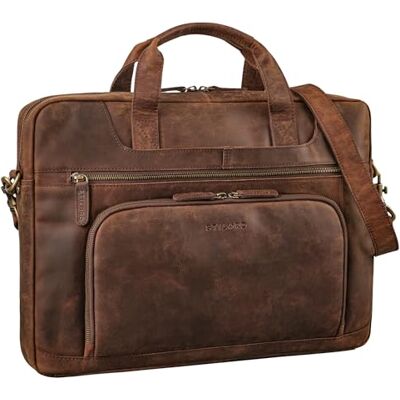 STILORD 'Cyrus' Vintage Laptoptasche 17 Zoll Leder Herren Groß Business-Tasche Echtleder Umhängetasche für Laptop 17,3 Zoll Arbeit Business Reise STILORD 'Cyrus' Vintage Laptoptasche 17 Zoll Leder Herren Groß Business-Tasche Echtleder Umhängetasche für Laptop 17,3 Zoll Arbeit Business Reise