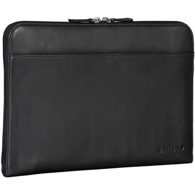 STILORD Troy Laptoptasche 13.3 Zoll Leder für MacBook MacBooktasche Vintage Sleeve ideal als Laptop Hülle 13 Zoll Notebook Tasche Schutzhülle Dokumentenmappe Farbe:schwarz STILORD Troy Laptoptasche 13.3 Zoll Leder für MacBook MacBooktasche Vintage Sleeve ideal als Laptop Hülle 13 Zoll Notebook Tasche Schutzhülle Dokumentenmappe Farbe:schwarz